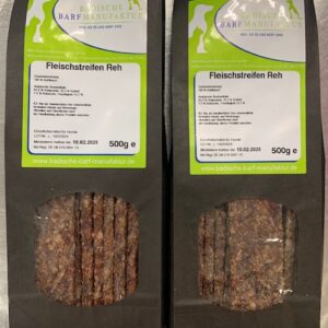 Fleischstreifen Reh Natur pur