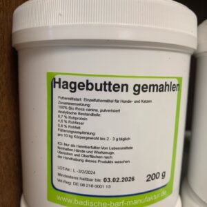 BBM Hagebutten gemahlen