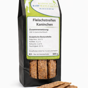 Fleischstreifen Kaninchen Natur pur