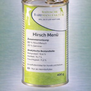 Hirsch Menü